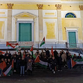 A Cava de' Tirreni il presidio per la Palestina in piazza Duomo organizzato da Spazio Pueblo 