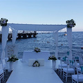 A Minori un matrimonio sulla spiaggia. Primo 'sì' è di sposi milanesi /FOTO