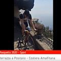 A Positano allenamento vista mare a "Casa Fusco" per padre e figlio / Video