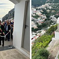 A Positano inaugurato il parcheggio "Liparlati": 120 posti e ascensori per il Cimitero