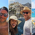 A Positano la vacanza da sogno dell'ex sciatore Aksel Lund Svindal e dell'atleta Amalie Iuel