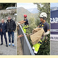 A Ravello iniziativa green in collaborazione con Legambiente e il supporto dei rocciatori di Cardine SRL /Foto