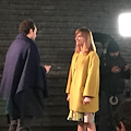 Ad Amalfi 'È arrivata la felicità', per Claudia Pandolfi e Santamaria primo ciak in notturna davanti a Duomo [FOTO]