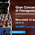 Ad Amalfi il Gran Concerto di Ferragosto in piazza con l'Orchestra Sinfonica Claudio Abbado 