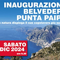 Agerola, 21 dicembre si inaugura il Belvedere di Paipo