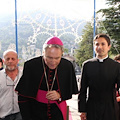 Agerola accoglie mons. Georg Ganswein, prefetto della Casa Pontificia /FOTO