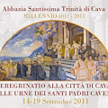 Al via la peregrinatio cittadina delle urne dei Santi e Beati Padri Cavensi