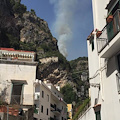 Altro rogo a Valle delle Ferriere, Costiera ancora in fiamme