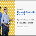 Amalfi Coast Cocktail Week: Pasquale Casciello e Andrea Calaudi presentano "Scintilla Serale", l'essenza della Costiera in un bicchiere