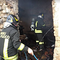 Amalfi: fiamme a una cantina del centro storico, paura per coppia anziani [FOTO]