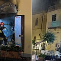 Amalfi, incendio in Piazza Municipio: fiamme devastano lavanderia