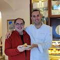 Amalfi, tappa di gusto alla Pasticceria Pansa per il giornalista enogastronomico Paolo Massobrio 