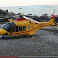 Amalfi, uomo accusa improvviso malore mentre è al lavoro. Necessario l'elicottero per il trasporto in ospedale /foto /video