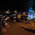 Ancora una frana sulla Statale Amalfitana 163 nel comune di Positano /foto