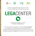 Apre "LegaCenter", spazio eco-sostenibile per l'attuazione del PAES