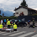 Auto contro moto a Feltre, grave centauro 