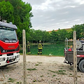 Auto finisce nelle acque di un laghetto a Montefano: morti due anziani