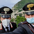 Avvicendamenti alla Stazione dei Carabinieri di Positano. Il saluto del Maresciallo Capo Davide Cono /Foto