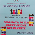 "Batti sul tempo il diabete", sabato giornata di prevenzione