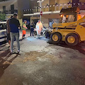 Bomba d'acqua su Sorrento, squadre al lavoro per tutta la notte