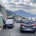 Brutto incidente ad Amalfi, centauro in ospedale [FOTO]