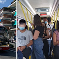 Bus pieni in Costa d’Amalfi per il primo giorno di scuola /FOTO