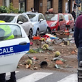 Catania, donna nuda lancia oggetti dal balcone: interviene la polizia