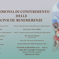 Cava de' Tirreni: 16 dicembre conferimento delle Civiche Benemerenze 