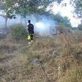 Cava de’ Tirreni, Protezione Civile in campo contro incendi boschivi