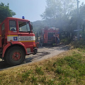 Cava, incendio su Monte Caruso: caccia ai piromani 