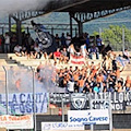 Cavese, tifosi in campo