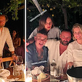 Chef Carlo Cracco si rilassa in Costa d'Amalfi, a cena con lui anche la regina dei vini DOC di Furore Marisa Cuomo 