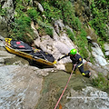 Corso di aggiornamento per la Scuola Nazionale di Soccorso in Forra tra le montagne di Agerola e Positano