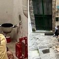 Curiosa scena tra i vicoli di Amalfi, turisti cucinano col fornellino / FOTO