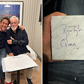 Da Amalfi a New York: Francesco Gargano incontra Sir Roger Taylor, storico batterista dei Queen /foto