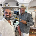 David Justice a Positano, l'ex stella della Major League sceglie Casa Mastro per il suo Shopping 