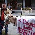 Disoccupati cavesi, in piazza i "ciucci della Metellia"