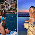 Elen Ellis in Costiera Amalfitana con Valentina Ferragni a Positano