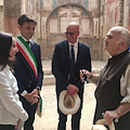 Ercolano, il Principe Hassan di Giordania in visita al Parco Archeologico