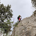 Esercitazioni sulle falesie della Costiera Amalfitana per il Soccorso Alpino e Speleologico della Campania