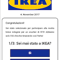 Falsi voucher IKEA diffusi dai truffatori su Internet, prestate sempre attenzione alle vostre mail