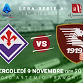 Fiorentina-Salernitana, turno infrasettimanale, queste le formazioni