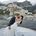 Fiori d'Arancio a Positano per Erica Addabbo e Vincenzo Villani /foto