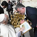 Gioia e commozione per Agerola: la statua di Sant'Antonio Abate benedetta da Papa Francesco 