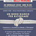 Giornata della Memoria, giovedì ad Agerola incontro con gli studenti