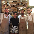 Giulia Michelini di "Squadra Antimafia" a cena al "Putea" di Cava [FOTO]