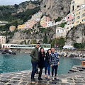 I cantanti filippini Gary Valenciano e Ogie Alcasid in vacanza ad Amalfi