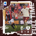 Il Bologna batte la Salernitana 3 a 2. Tutti i risultati della prima giornata di Serie A Tim