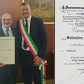 Il brigadiere dei Carabinieri Salvatore Acampora insignito del titolo di Cavaliere della Repubblica /foto