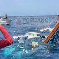 Imbarcazione affonda a Capri, tutti salvi gli occupanti 